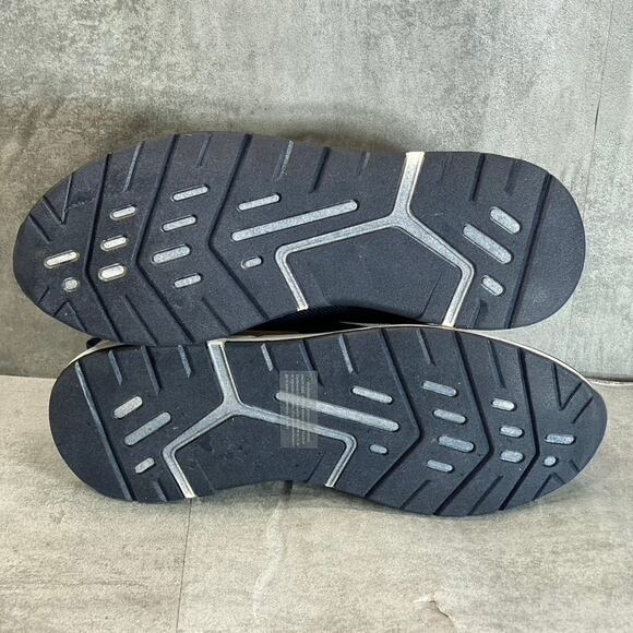 NEW YORK & COMPANY Men's Navy Fabric Dixon Round-Toe Lace-Up Sneakers SZ 11 - Picture 8 of 11